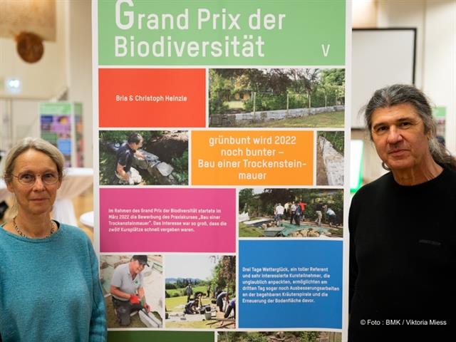 Grand Prix der Biodiversität –  Auszeichnung für Bria & Christoph Heinzle