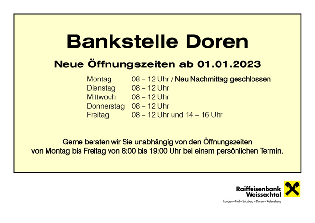 Raiffeisenbank Doren